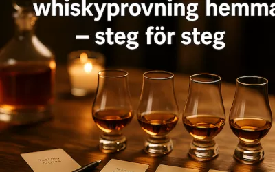 Whiskyprovning hemma – så fixar du en smakrik upplevelse steg för steg